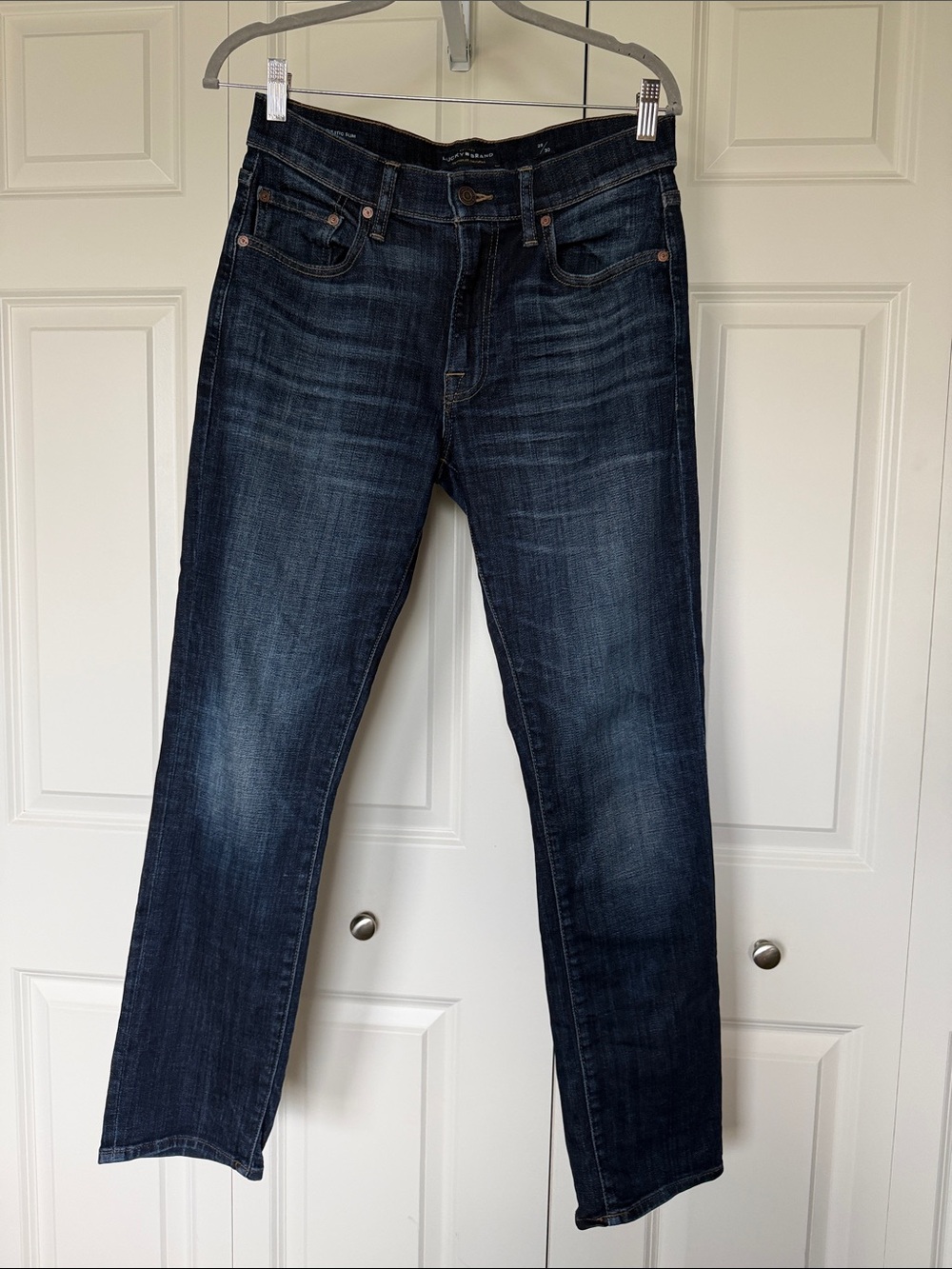 Lucky Brand Women's Athletic Slim Jeans in Dark Indigo Wash 29/30